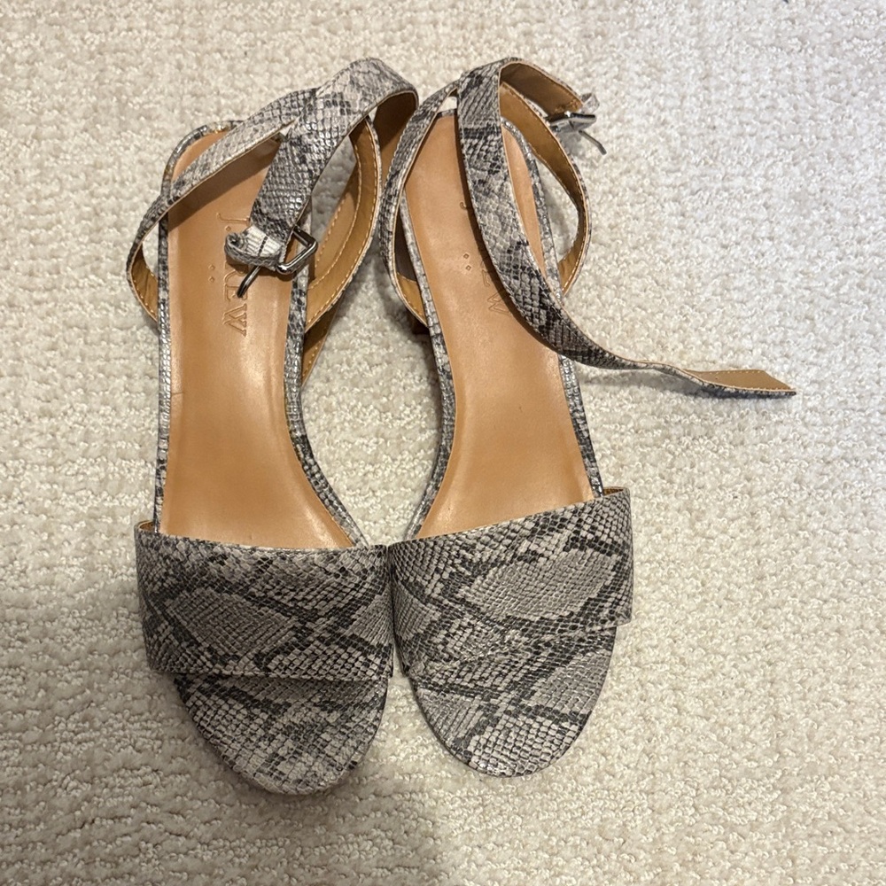 J.Crew Snakeskin Patterned Women's Sandals